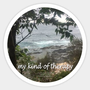 My Kind Of Therapy 06 ROUND Sticker